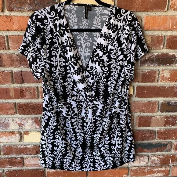 Blouse black and white xl - Picture 1 of 4